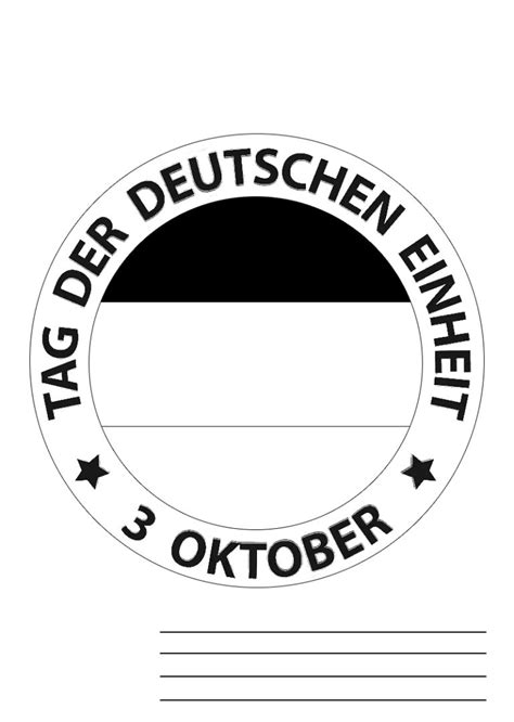 Malvorlagen Der Tag Der Deutschen Einheit Herunterladen Oder Drucken