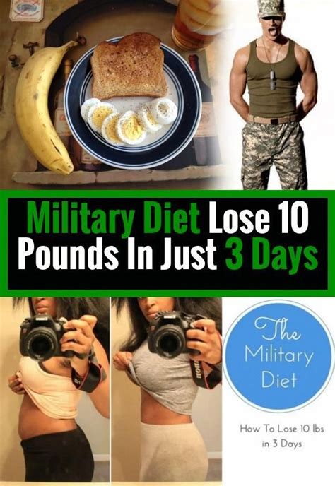 Military Diet Lose 10 Pounds In Just 3 Days Military Diet Losing 10