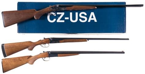 Three Engraved Double Barrel Shotguns Rock Island Auction