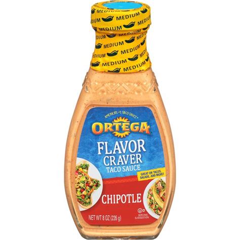 ortega flavor craver chipotle taco sauce 8 oz instacart