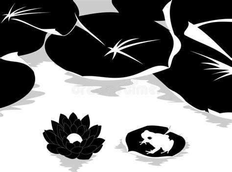 Black And White Nature Vector Stock Vector Illustration Of Leaves