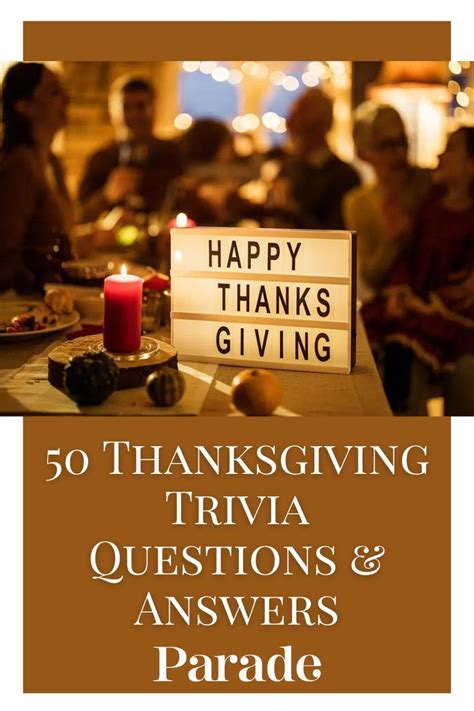 Thanksgiving Trivia Questions And Answers For The Happy Thanksgiving Giving