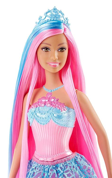 Koop Barbie Dreamtopia 4 Kingdoms Hair Spell Princess Pink Haired