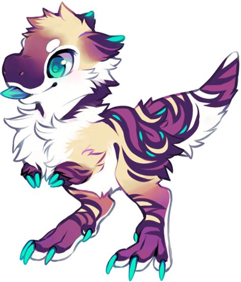 Use a series of connected, curved lines to outline the dog's furry cheeks. Tufty Trex Design by Kawiku | art en 2019 | Art, Furry art ...