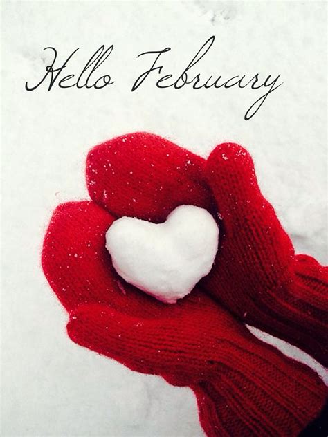 Hello February February Wallpaper February Valentines February Month