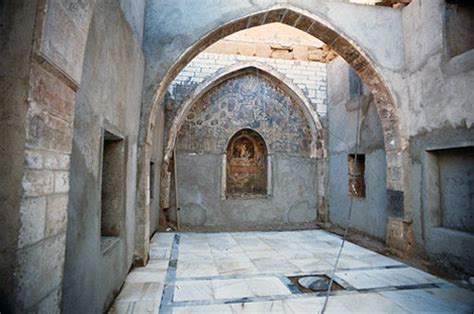 View Of Part Of Interior Of St Catherines Monastery Mount Sinai Egypt