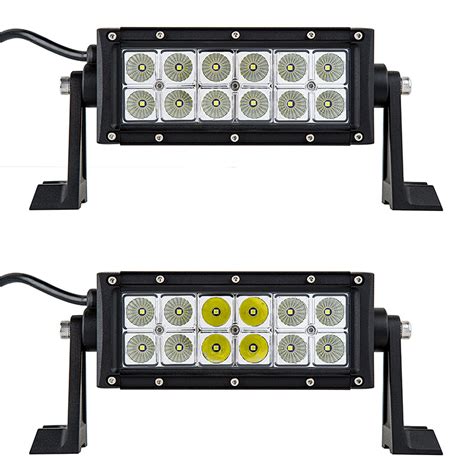 1,6m, 2,5m, 5,0m and 10,0m long. 6" Off-Road LED Light Bar - 18W - 2,300 Lumens
