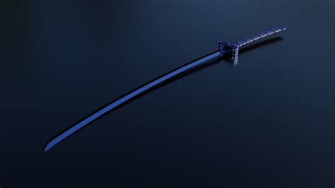 Katana Samurai Sword 3d Model Cgtrader