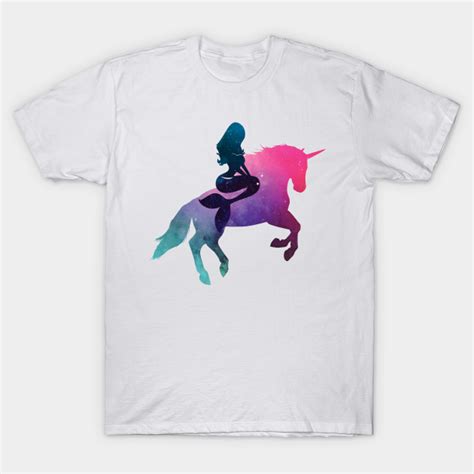 Mermaid Riding Unicorn Mermaid Unicorn T Shirt Teepublic