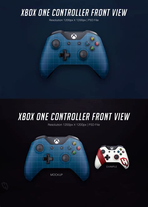 Xbox One Front View Mockup Free Download Creativetacos