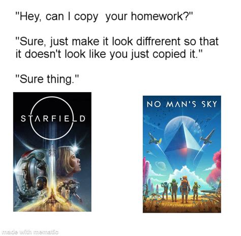 Can I Copy Your Homework Starfield Know Your Meme