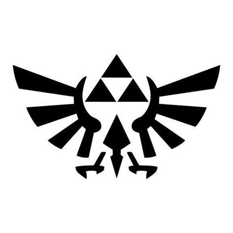 Triforce Wings Zelda Tattoo Zelda Logo Triforce