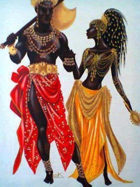 Shango And Oshun Oya And Shango Black Love Art African Artwork