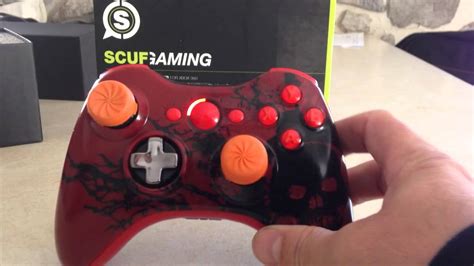 Scuf Gaming Hybrid Service Gears Of War Xbox 360 Controller Youtube