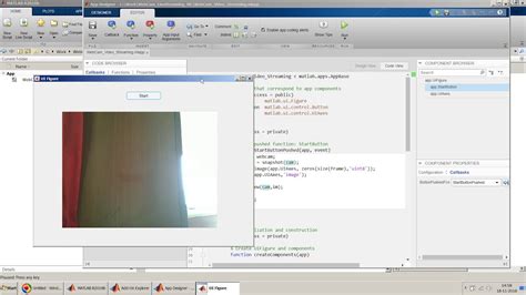 When the app user changes the switch value and releases the mouse button, matlab generates event data. Webcam video Live Streaming in MATLAB App Designer - YouTube