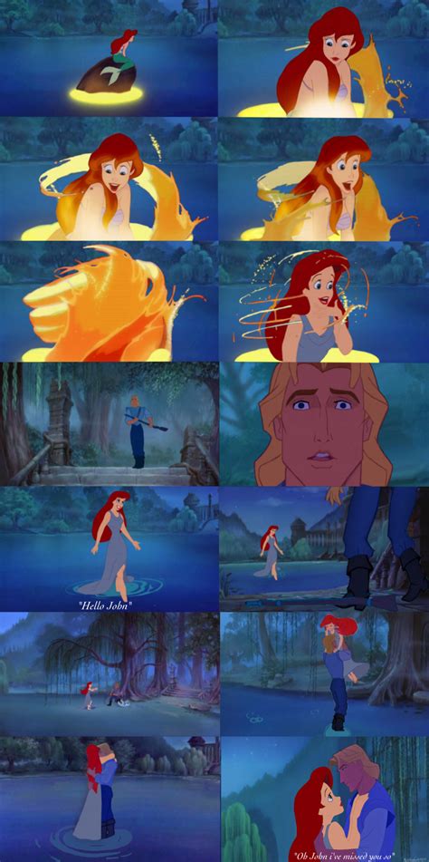 John Smith And Ariel Swan Princess Disney Edit Disney Crossovers Disney Adventure Time Marceline