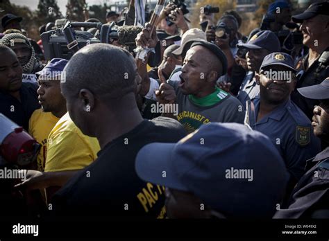 South African Police Disperse Protesters Outside Johannesburg University In Soweto Before U S