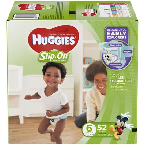 Huggies Little Movers Slip On Diaper Pants Outer