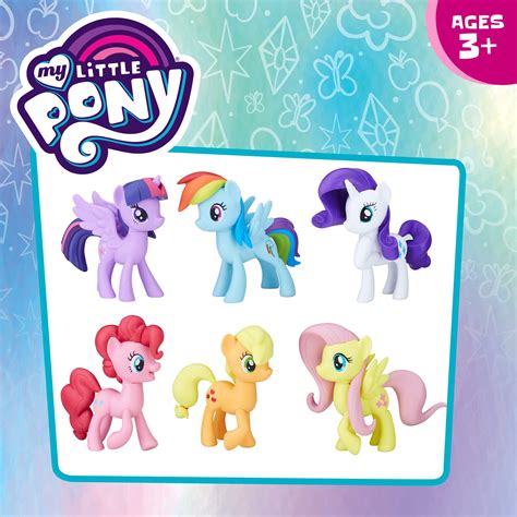 Buy My Little Pony Toys Meet The Mane 6 Ponies Collection Amazon