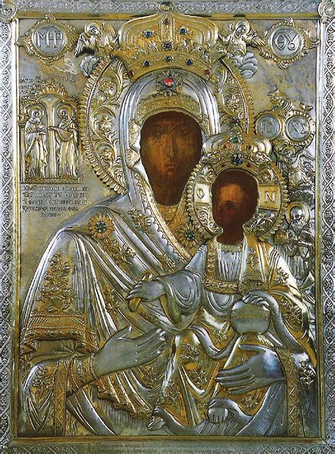 Agion Oros Mount Athos 0050 The Miraculous Icon Of Panagia Koukouzelissa Holy Monastery