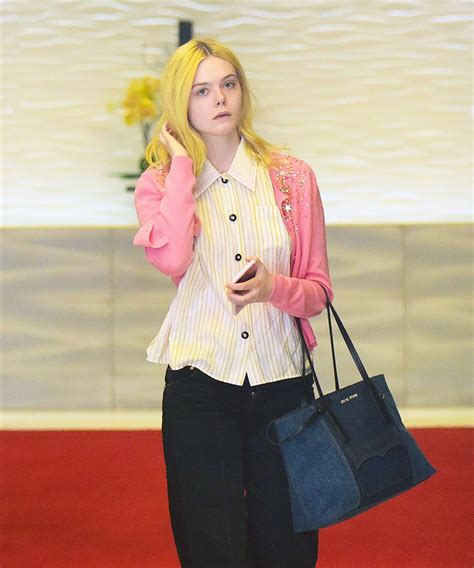 Elle Fanning Out And About In Los Angeles Gotceleb