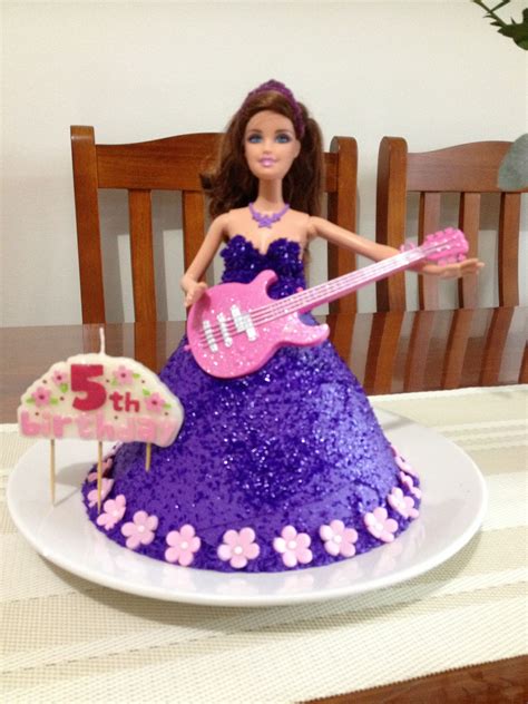 Barbie Princess And The Popstar Cake Birthday Party Themes Birthday