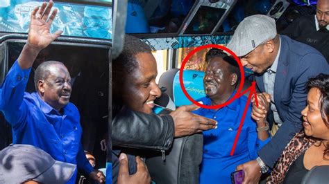 SEE WHAT HAPPENED TO RAILA ODINGA TODAY AFTER HE ENTERED INTO A MATATU