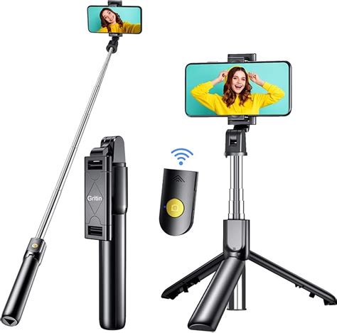 Selfie Stick Stativ Gritin Erweiterbar In Selfie Stange Stab Mit