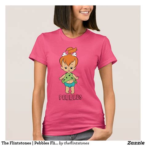 The Flintstones Pebbles Flintstone T Shirt Zazzle Pebbles