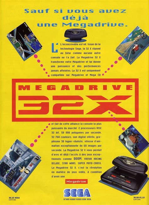 Lhistoire De La Sega 32x Expérience Ambitieuse Et Échec Commercial