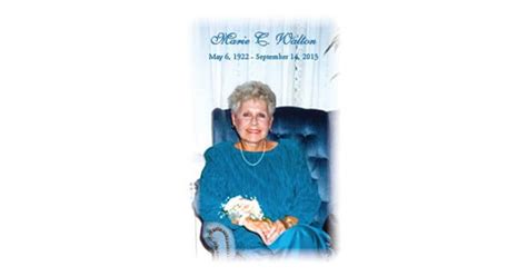 Marie Walton Obituary 2013 Legacy Remembers