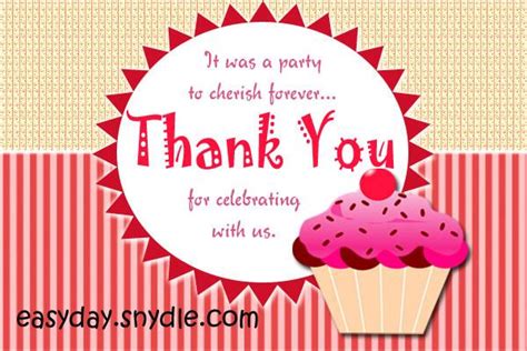 Thank You Card Messages For Birthday Wedding And Ts