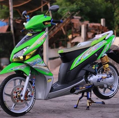 Koleksi Modifikasi Motor Vario Techno 110 Modif Simple  Motorkukeren