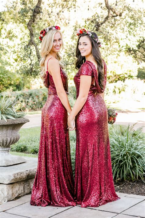 mix and match bridesmaid dresses and separates from revelry sequin tops full tul… sparkly