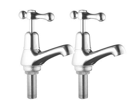 Posh Bristol Pillar Taps Lever 14 Ceramic Disc Chrome 3 Star From Reece