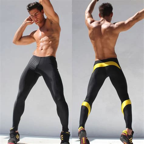 mens workout fitness compression leggings pants bottom bdlj men crossfit weight lifting