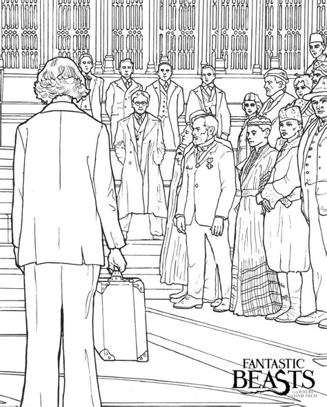 Fantastic Beasts And Where To Find Them Coloring Pages