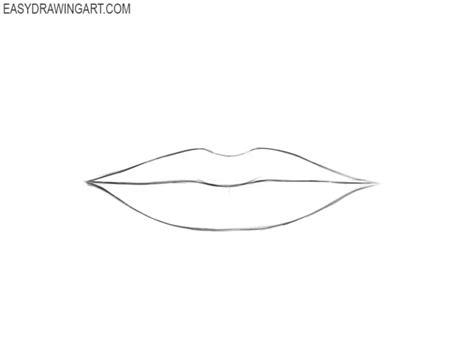 How To Draw A Mouth Easy Drawing Art