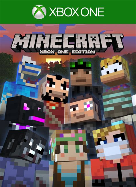 Minecraft Xbox One Edition Skin Pack 5 2013 Xbox 360 Box Cover Art