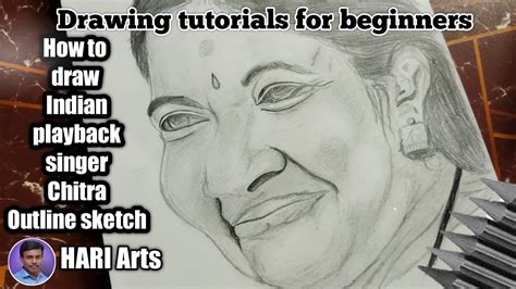 A Drawing Tribute To Singer Chithra Madam How To Draw Chithra