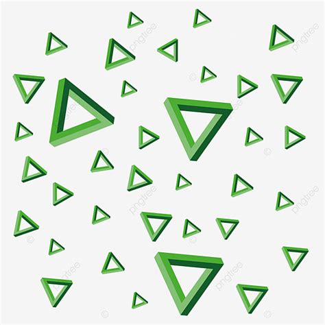 Gambar Segitiga Vektor Latar Belakang Hijau Vektor Segitiga Logo