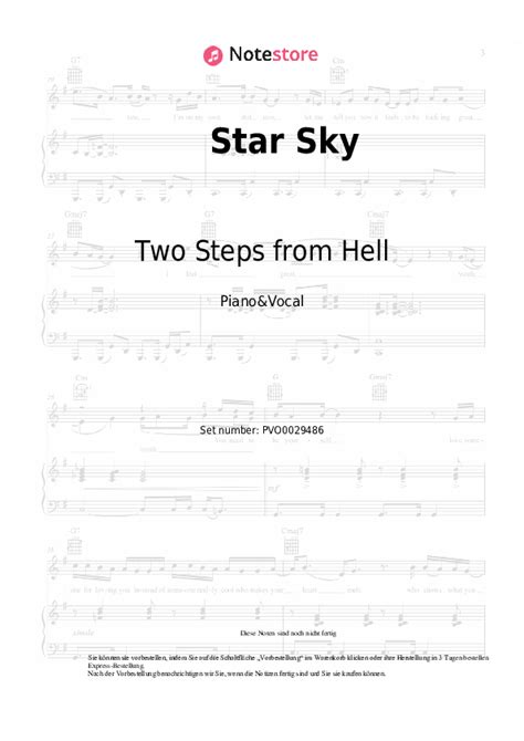 Two Steps From Hell Star Sky Noten Für Piano Downloaden Für Anfänger