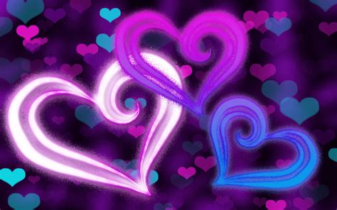 Red And Purple Heart Wallpapers Top Free Red And Purple Heart
