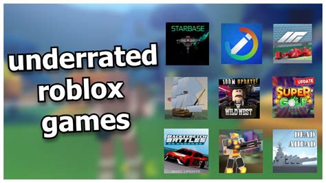 Best Underrated Roblox Games In 2021 Youtube