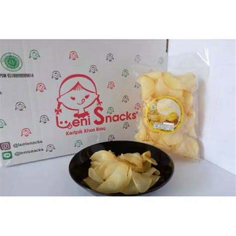 Original Salted Cassava Chips Leni Snack By Typical Pekanbaru Riau