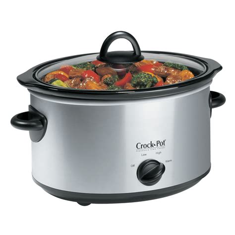 Economical and easy, are slow cookers really all they're cracked up to be? Crock-Pot® 4Qt. Oval Manual Slow Cooker, Stainless ...