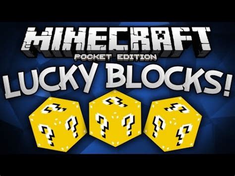 We did not find results for: Lucky Block - Mod Minecraft Pocket Edition - YouTube