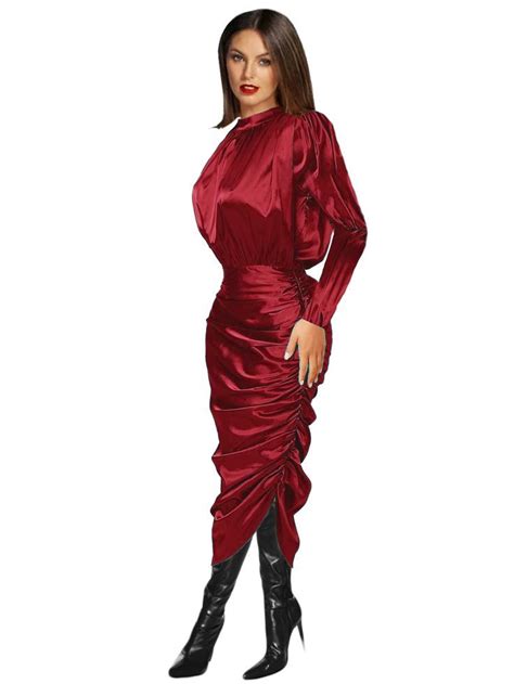 Red Satin Dress Satin Dresses Red Satin Dress Dresses