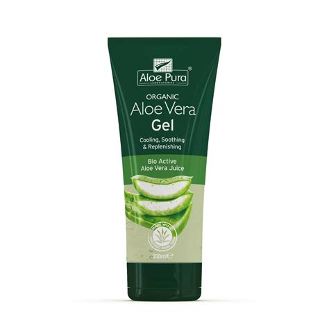 4 Packs Of Aloe Pura Skin Treatment Aloe Vera Organic Gel 200ml 800ml