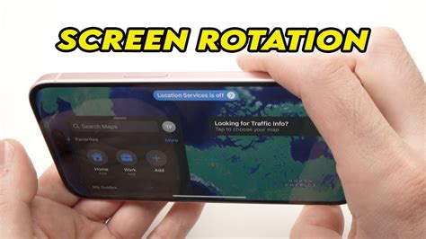 How To Turn Screen Rotation Onoff On Iphone 15 Pro Plus Youtube